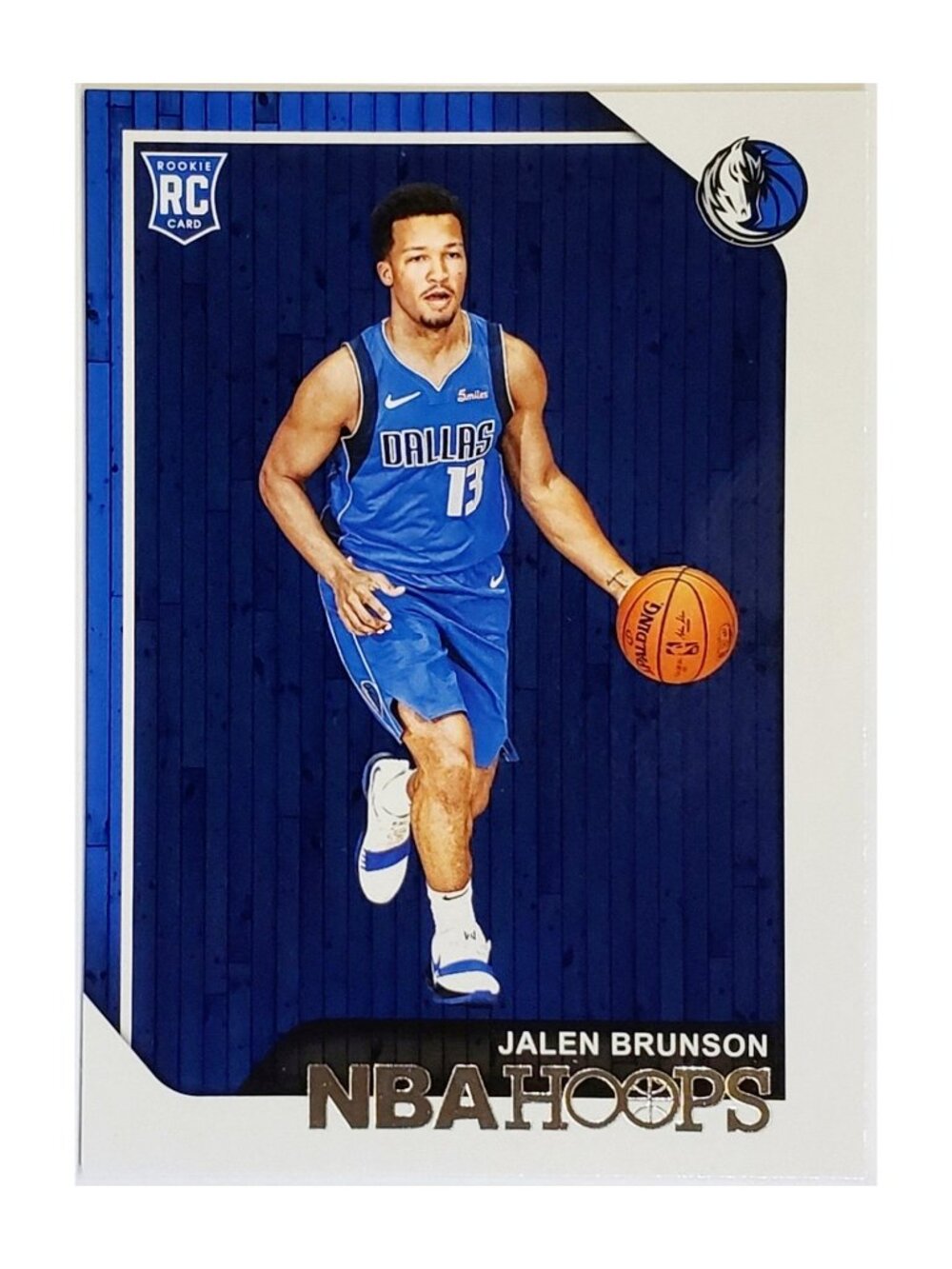JALEN BRUNSON ROOKIE 2018 PANINI HOOPS #243, DALLAS, KNICKS, FINALS MVP!
